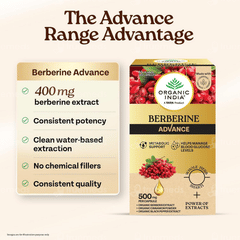 Organic India Berberine Advance Veg Capsule 60